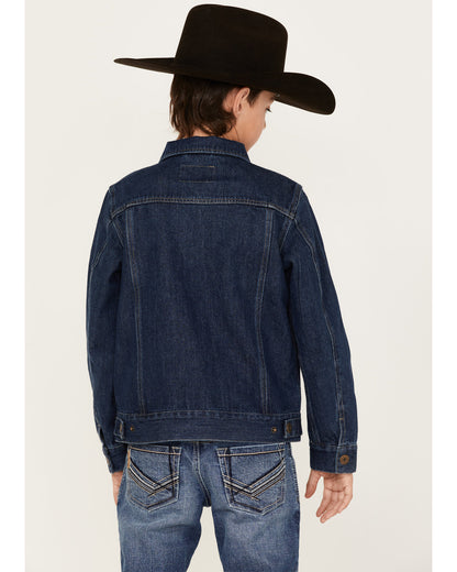 Cody James Boys' Coasting Medium Wash Unlined Denim Jacket