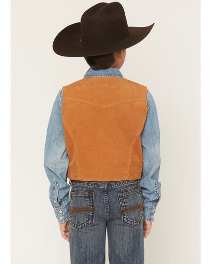 Cody James Boys' William Corduroy Western Vest