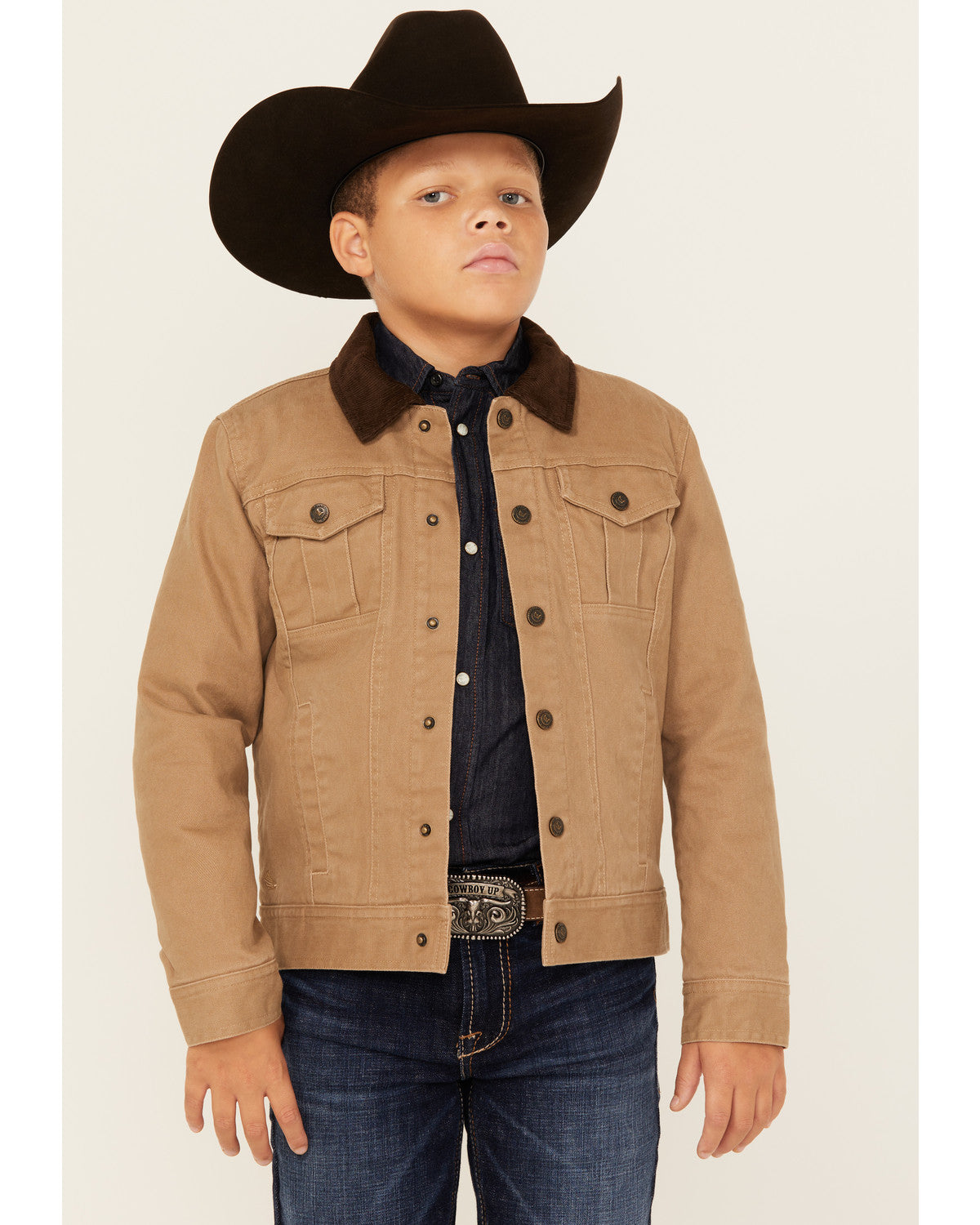 Cody James Boys' Ozark Washed Canvas Rancher Jacket