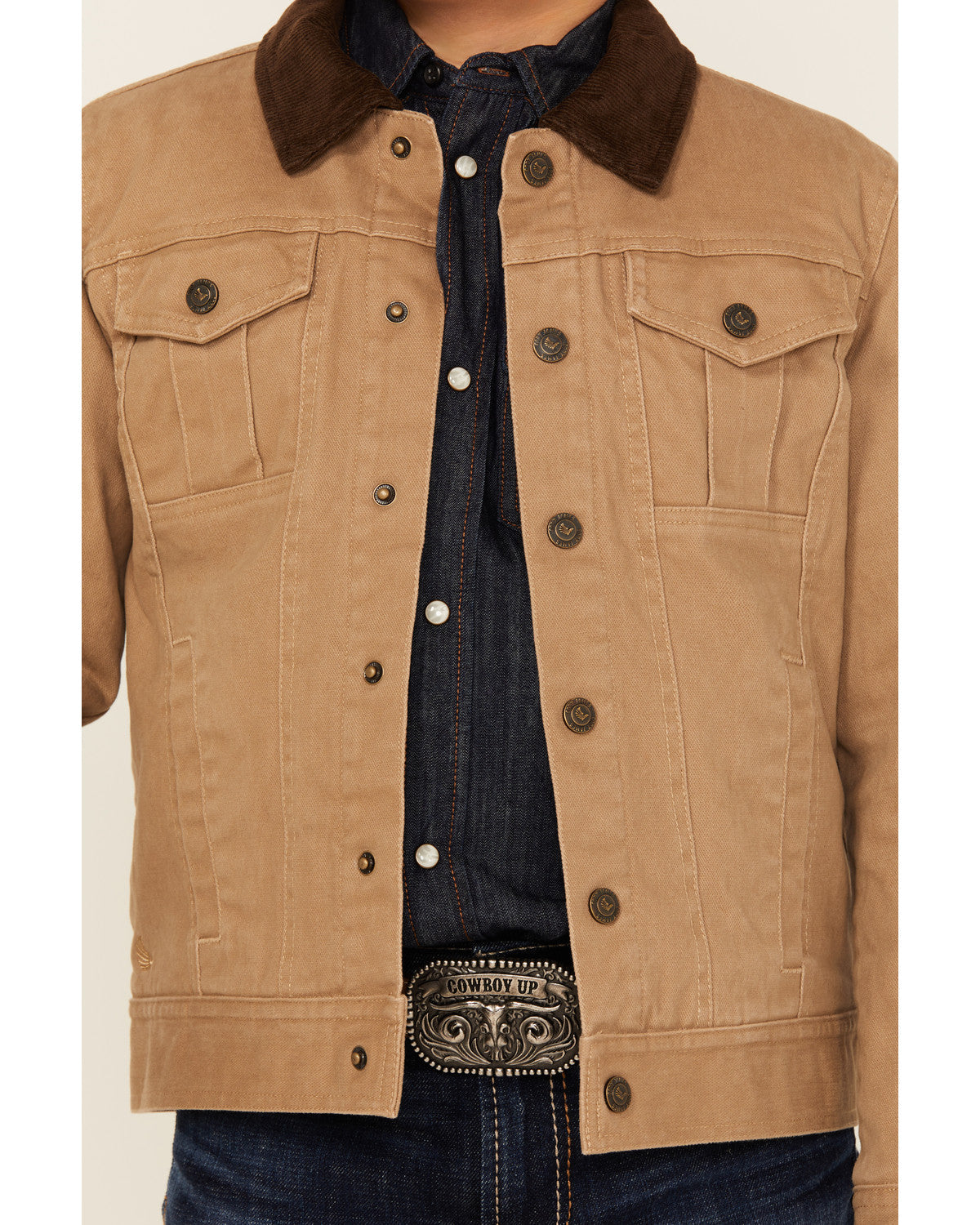 Cody James Boys' Ozark Washed Canvas Rancher Jacket