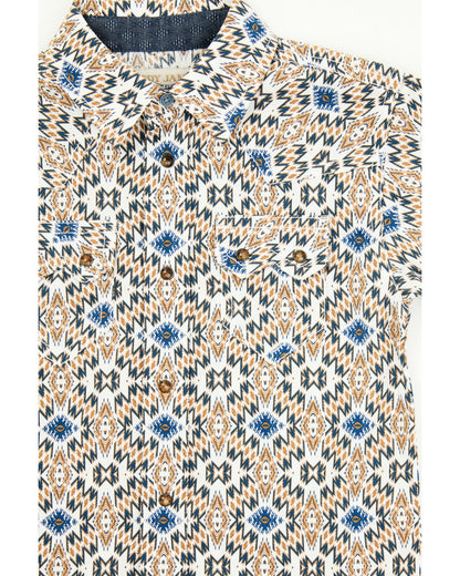 Cody James Toddler Boys' High Plains Southwestern Print Short Sleeve W