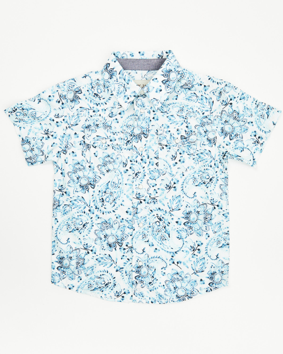 Cody James Toddler Boys' Frontier Threads Paisley Print Short Sleeve S