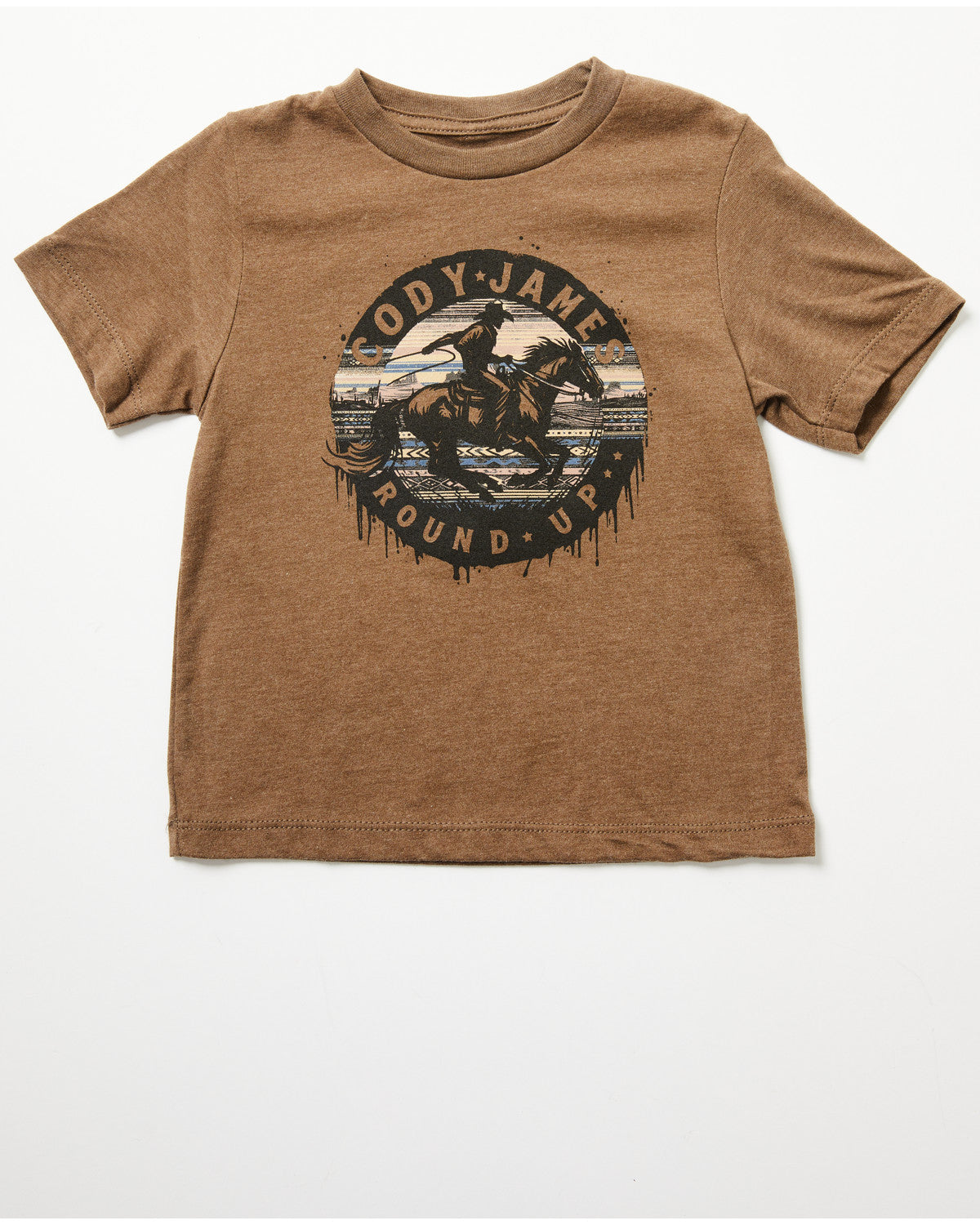 Cody James Toddler Boys' Rodeo Round Up Short Sleeve Graphic T-Shirt