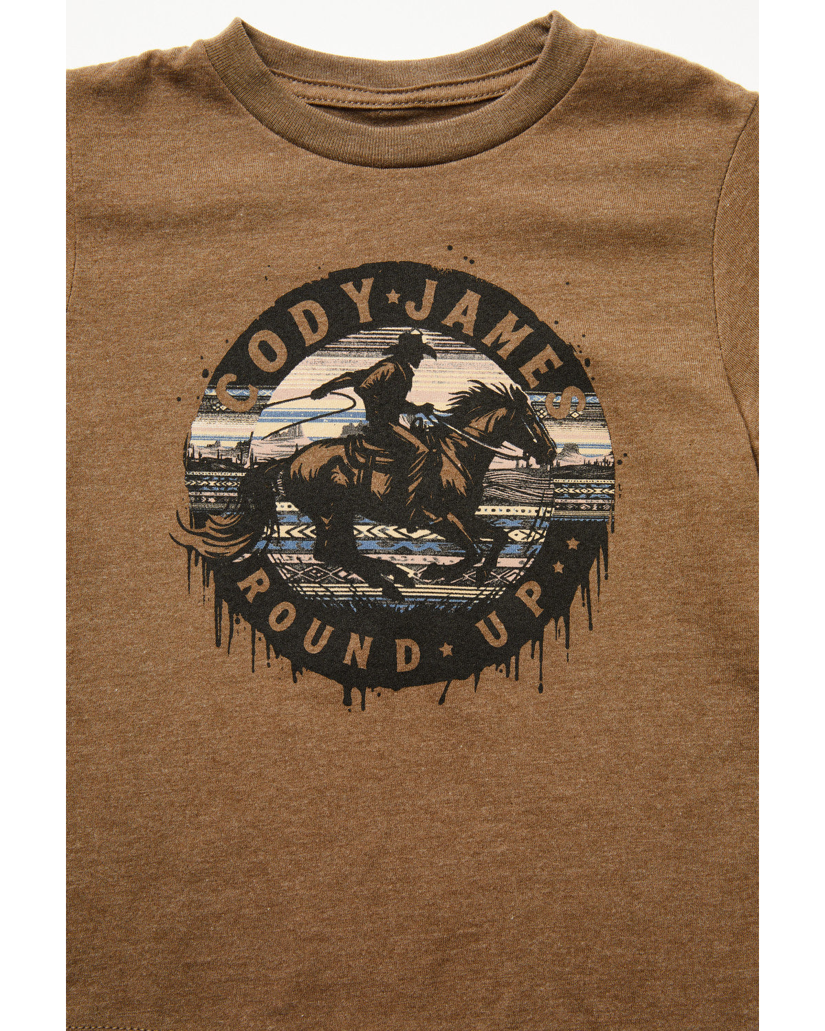 Cody James Toddler Boys' Rodeo Round Up Short Sleeve Graphic T-Shirt