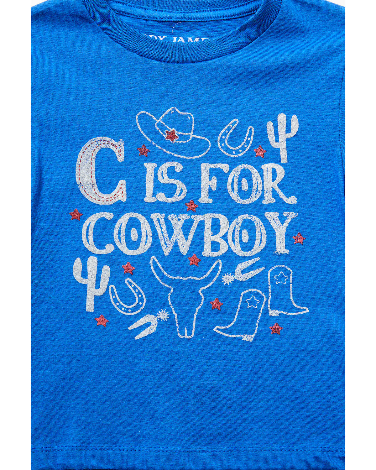 Cody James Toddler Boys' C Is For Cowboy Short Sleeve Graphic T-Shirt