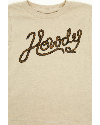 Cody James Toddler Boys' Howdy Short Sleeve Graphic T-Shirt