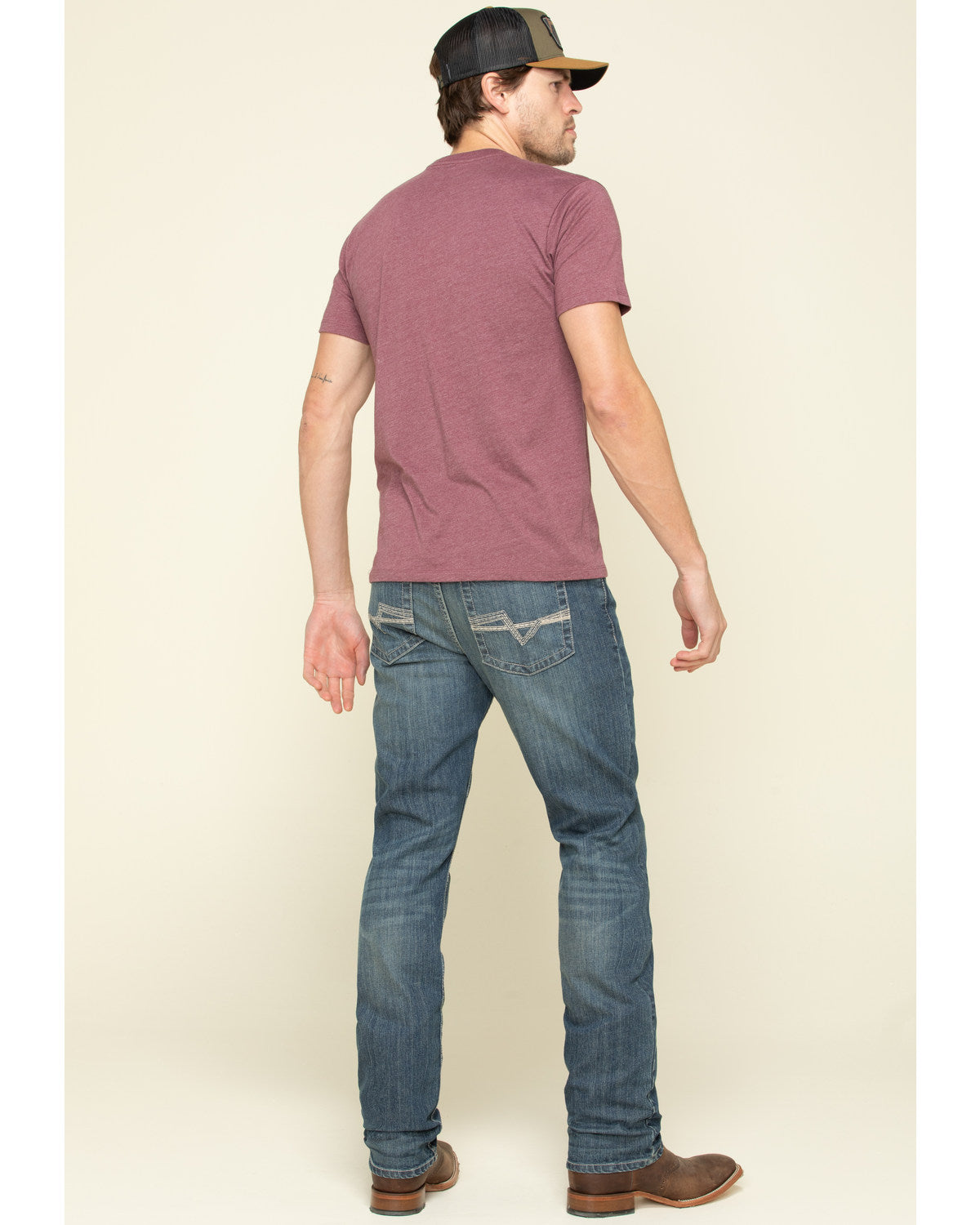 Cody James Men's Stone Cold Wash Jackson Slim Straight Stretch Denim J