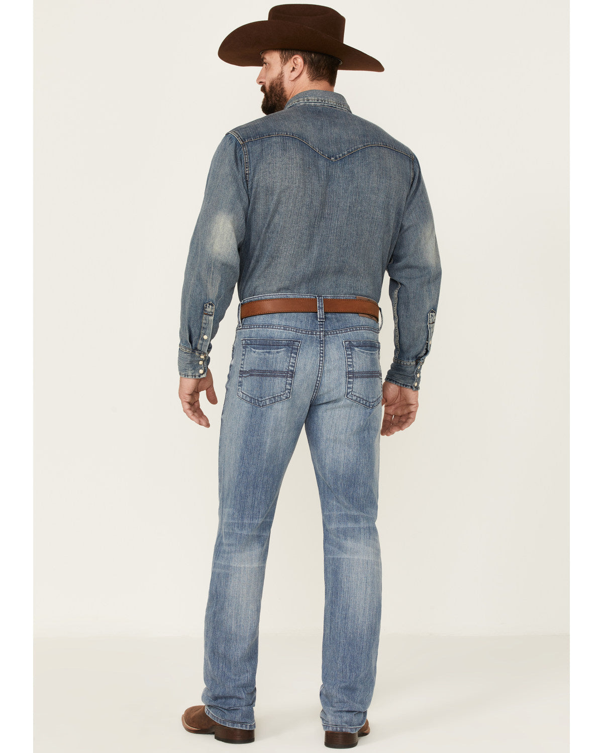 Cody James Men's Buckskin Wash Jackson Slim Straight Stretch Denim Jea