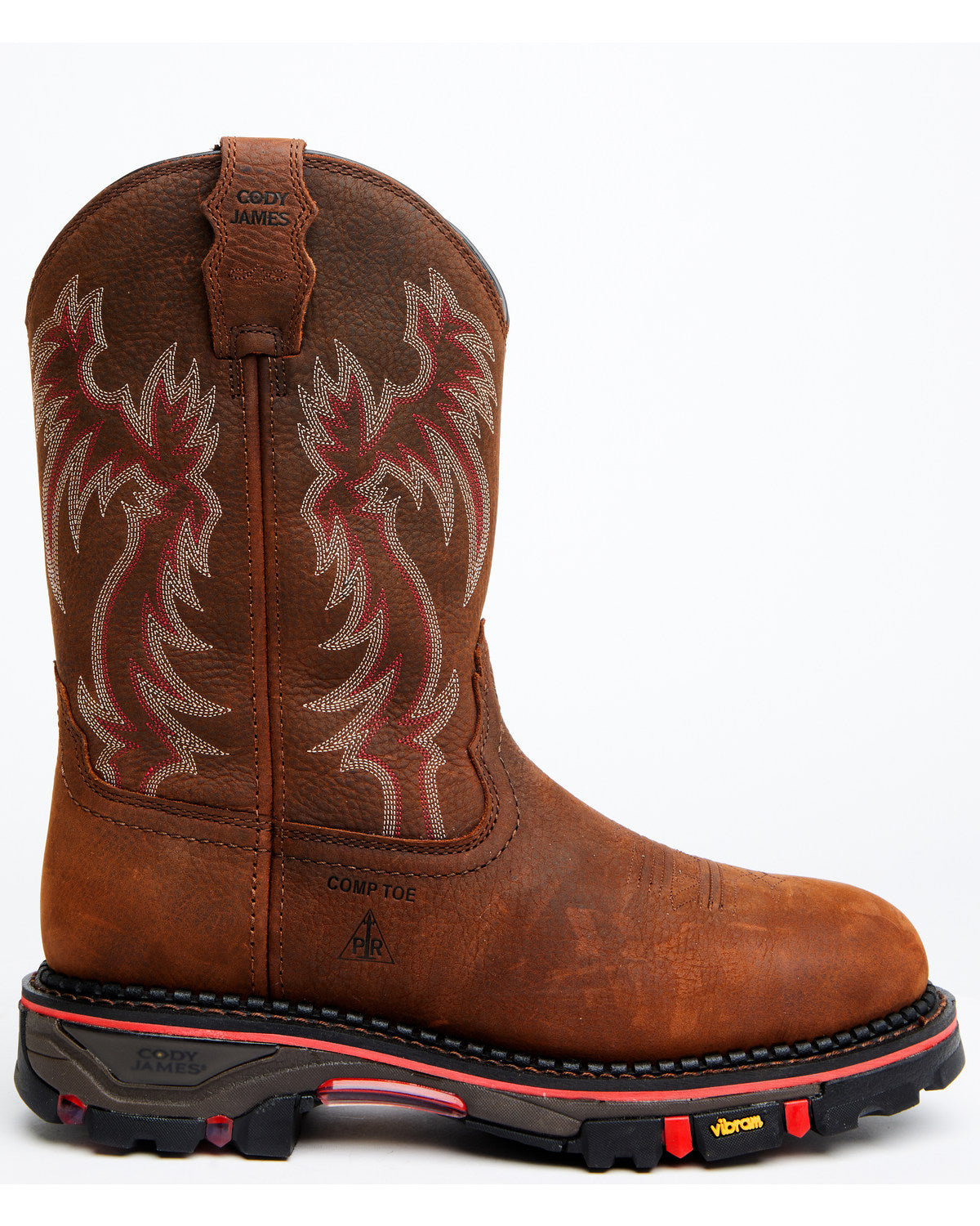 Cody James Men's 11" Decimator Dirty Dog Pull On Work Boots - Composit