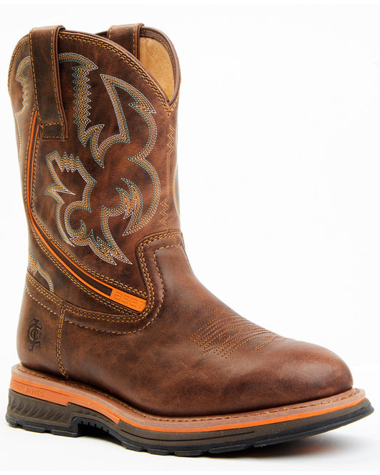 Cody James Men's 10" Disruptor Tyche Chill Zone Soft Pull-On Work Boot