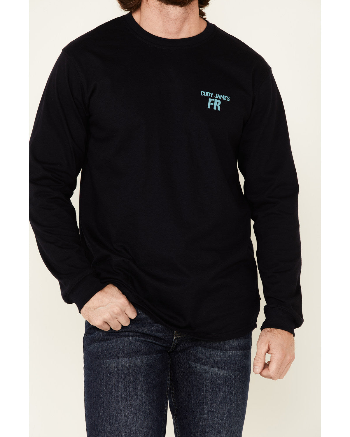 Cody James Men's FR Back Graphic Long Sleeve Work T-Shirt