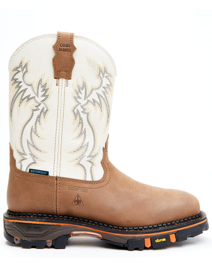 Cody James Men's 11" Decimator Waterproof Western Work Boots - Nano Co