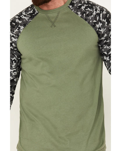 Cody James Men's FR Color Block Baseball Work T-Shirt