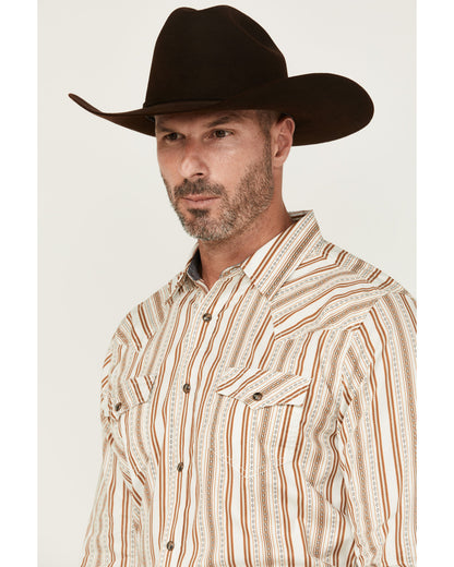 Cody James Men's Sierra Southwestern Striped Long Sleeve Snap Western