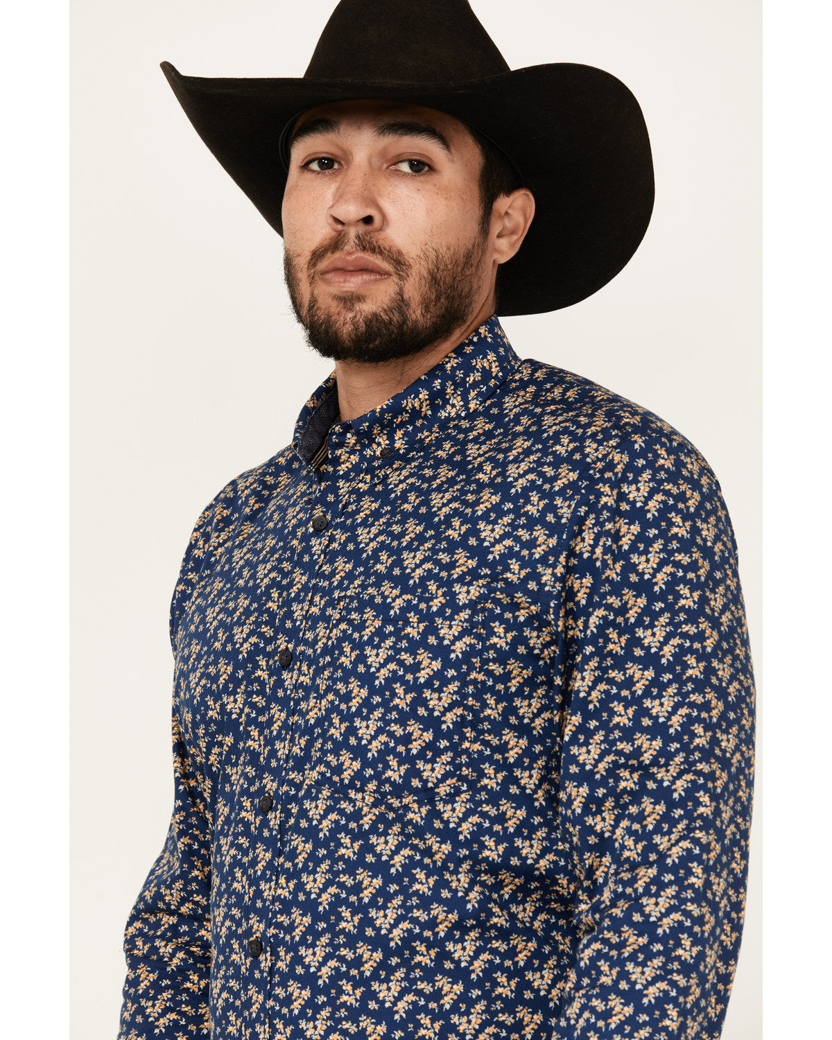 Cody James Men's El Camino Hills Floral Print Long Sleeve Button-Down
