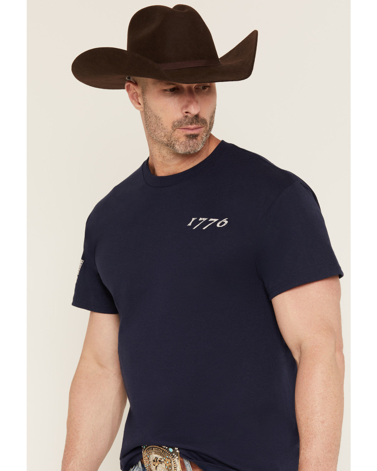 Cody James Men's America 250 Land of the Free Short Sleeve Graphic T-S