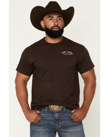 Cody James Men's Embroidered Text Short Sleeve Graphic T-Shirt