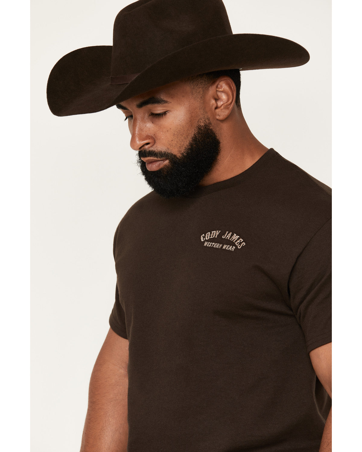 Cody James Men's Embroidered Text Short Sleeve Graphic T-Shirt