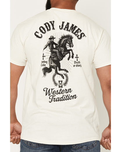 Cody James Men's Backtimes Up Short Sleeve Graphic T-Shirt