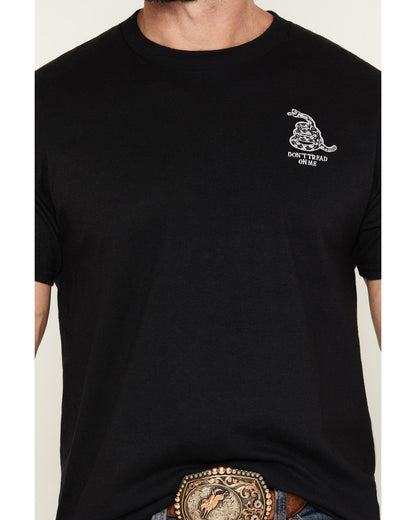 Cody James Men's Don't Tread On Me Short Sleeve Graphic T-Shirt