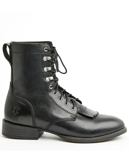 Cody James Men's 8" Highland Lace-Up Boots - Round Toe