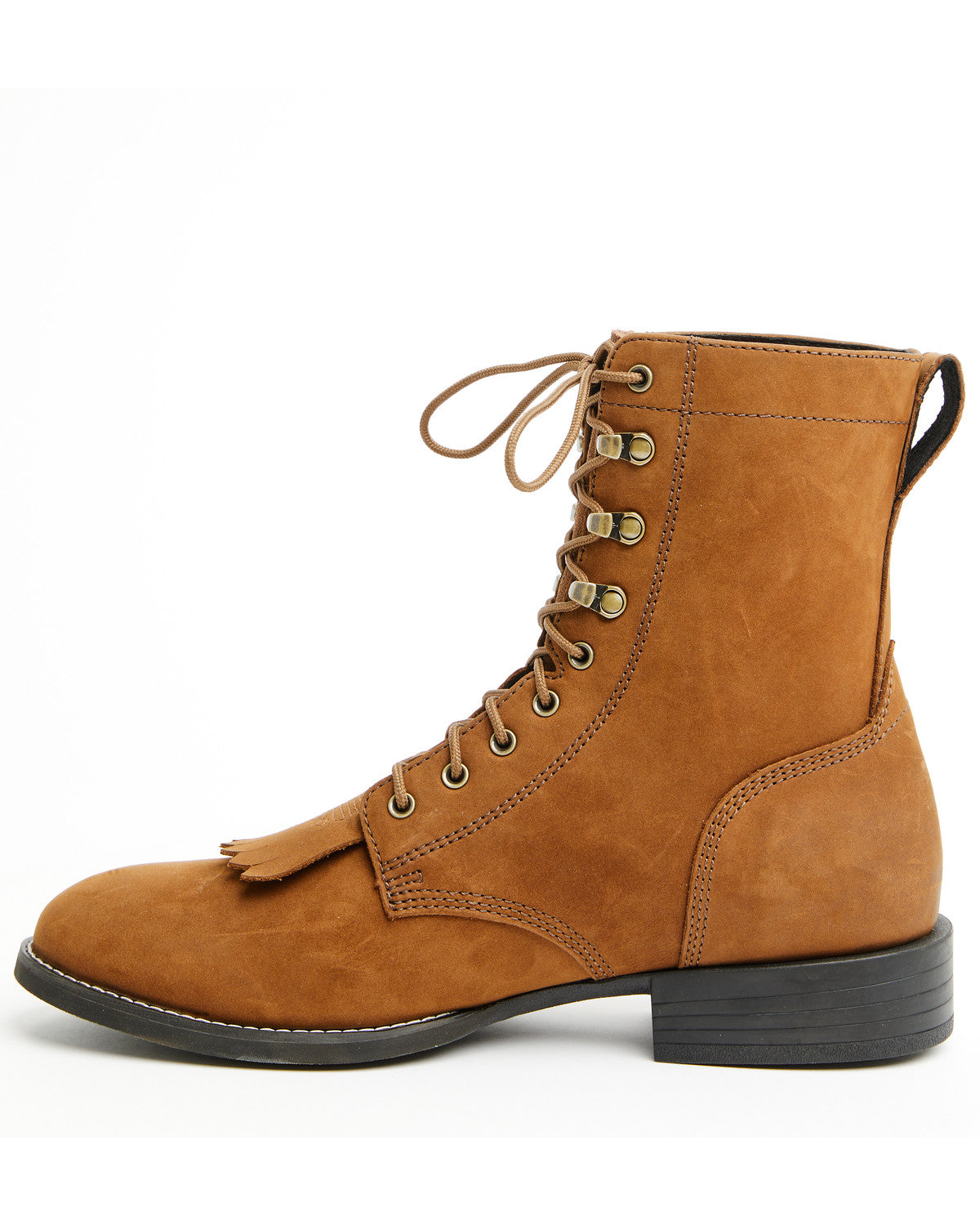 Cody James Men's 8" Highland Distressed Lace-Up Boots - Round Toe
