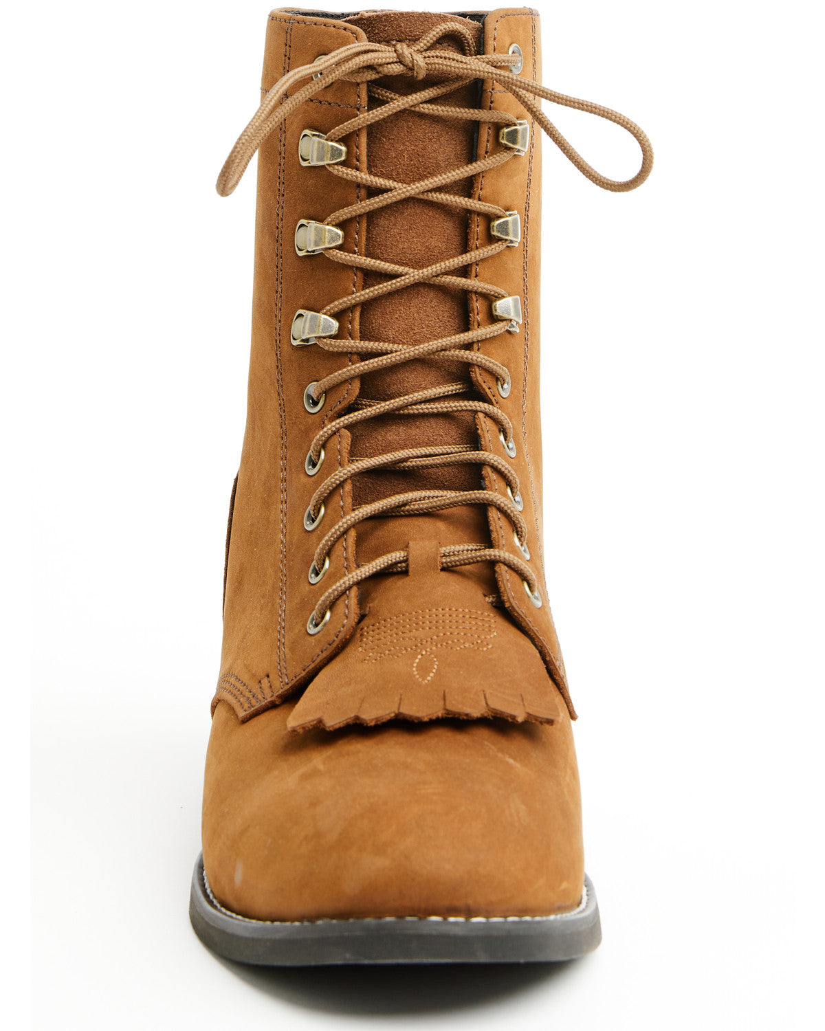 Cody James Men's 8" Highland Distressed Lace-Up Boots - Round Toe
