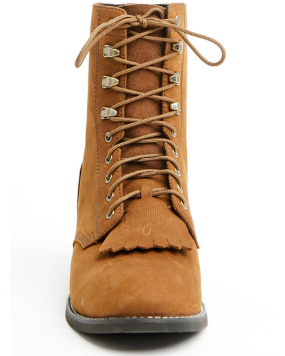 Cody James Men's 8" Highland Distressed Lace-Up Boots - Round Toe