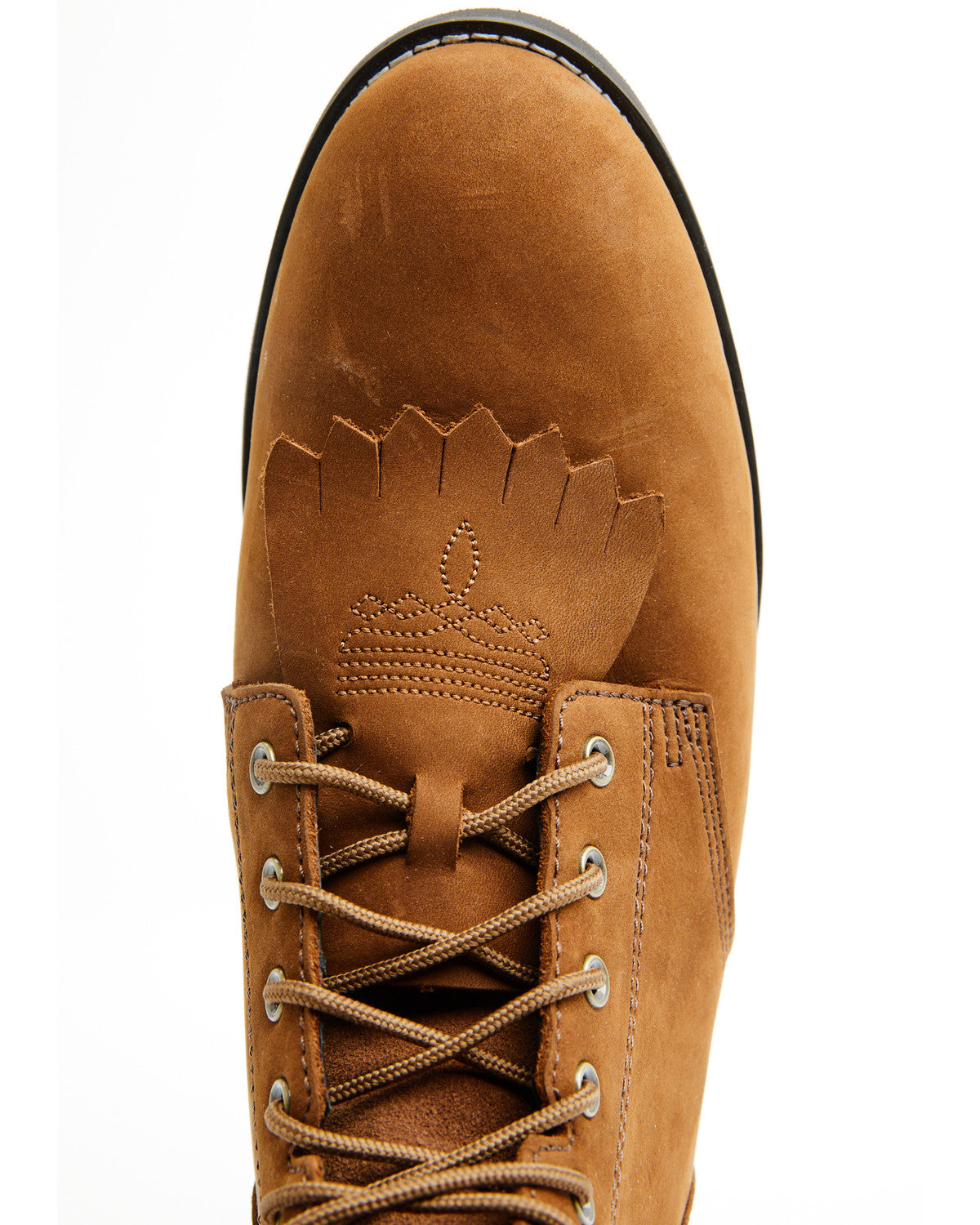 Cody James Men's 8" Highland Distressed Lace-Up Boots - Round Toe