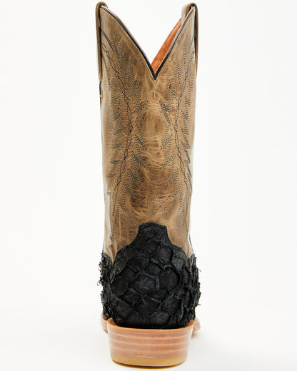 Cody James Men's Vaqueras Exotic Pirarucu Western Boots - Square Toe