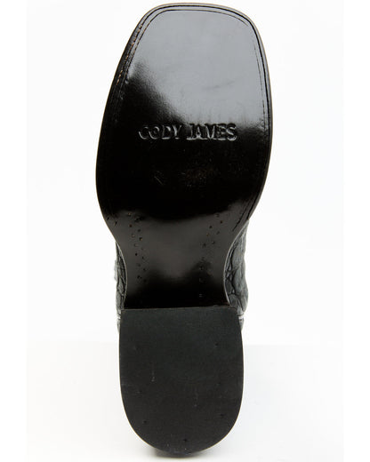Cody James Men's Exotic Caiman Belly Western Boots - Broad Square Toe