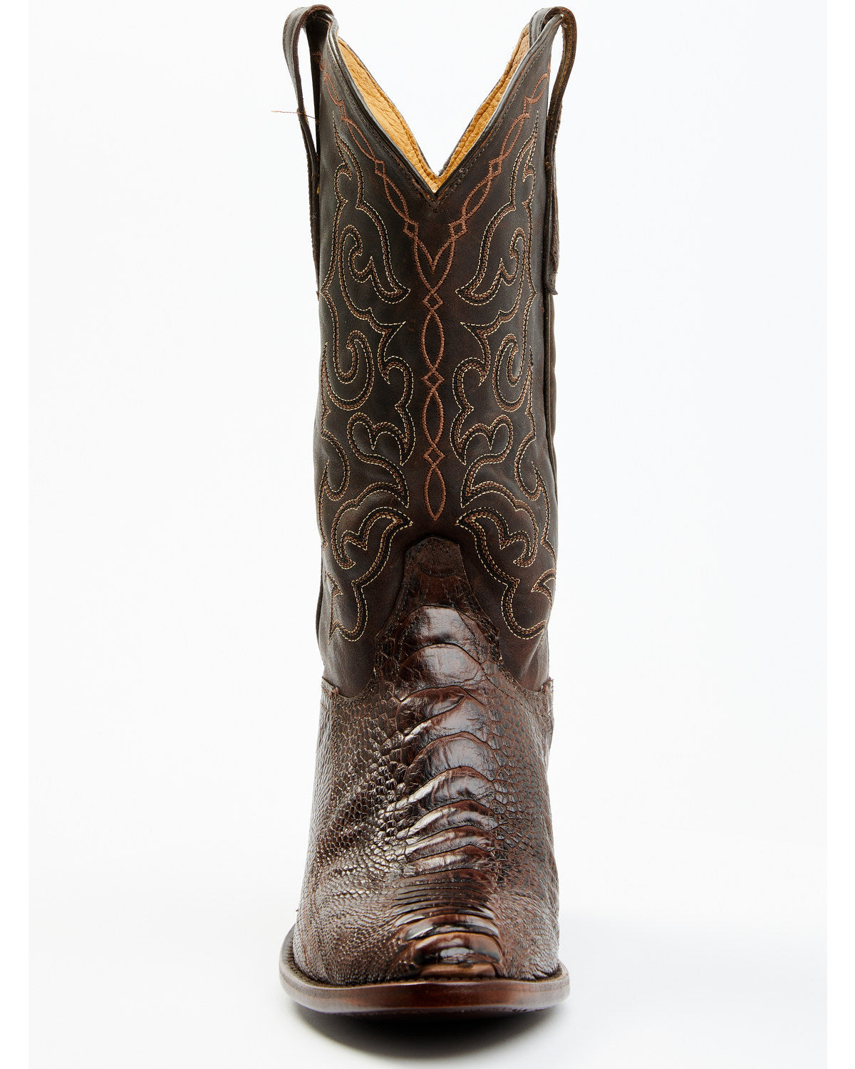 Cody James Men's Exotic Ostrich Leg Western Boots - Round Toe