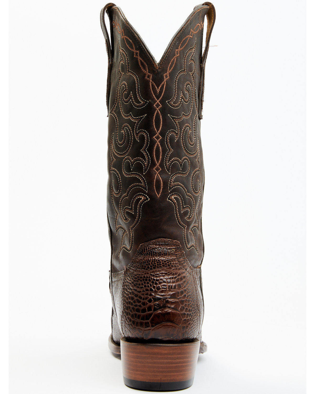 Cody James Men's Exotic Ostrich Leg Western Boots - Round Toe