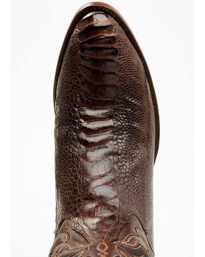 Cody James Men's Exotic Ostrich Leg Western Boots - Round Toe