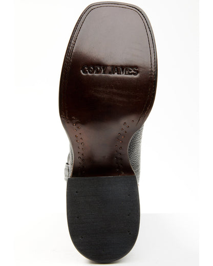 Cody James Men's Exotic Ostrich Leg Western Boots - Broad Square Toe