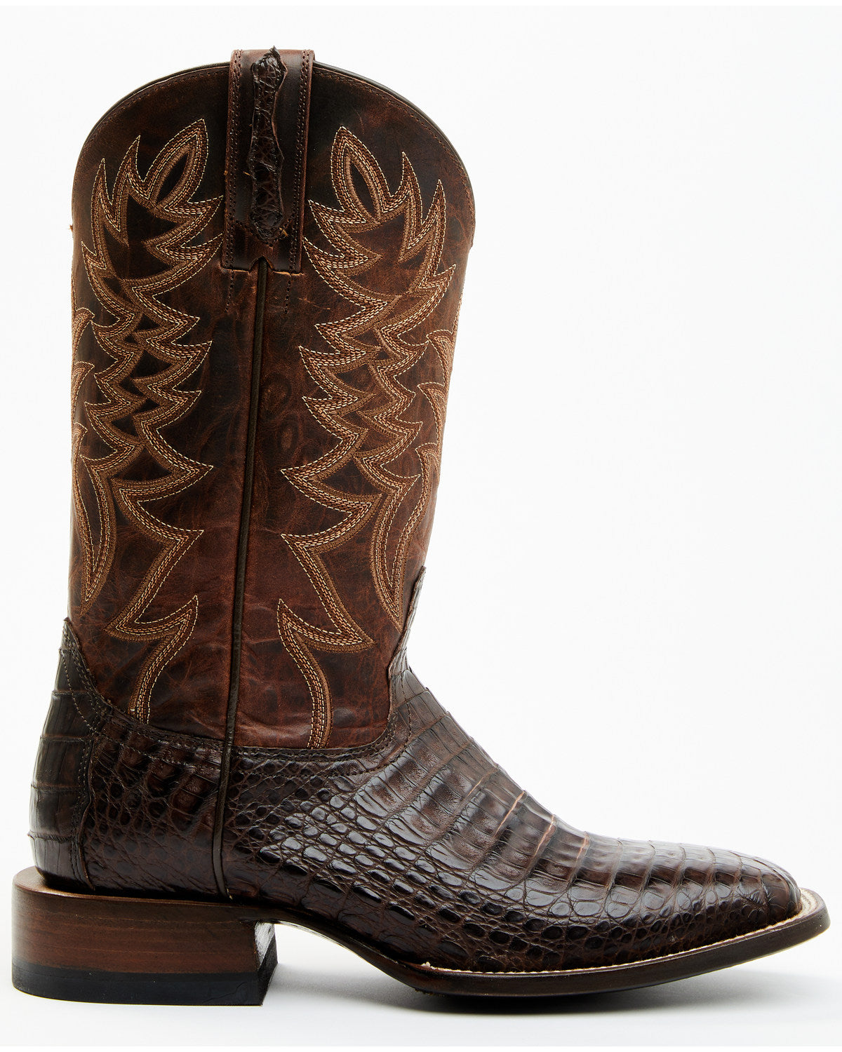 Cody James Men's Exotic Caiman Belly Western Boots - Broad Square Toe