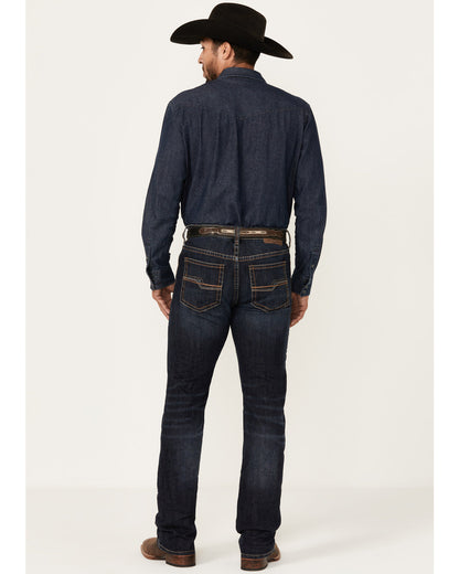 Cody James Men's Shadow Wash Jackson Slim Straight Stretch Denim Jeans