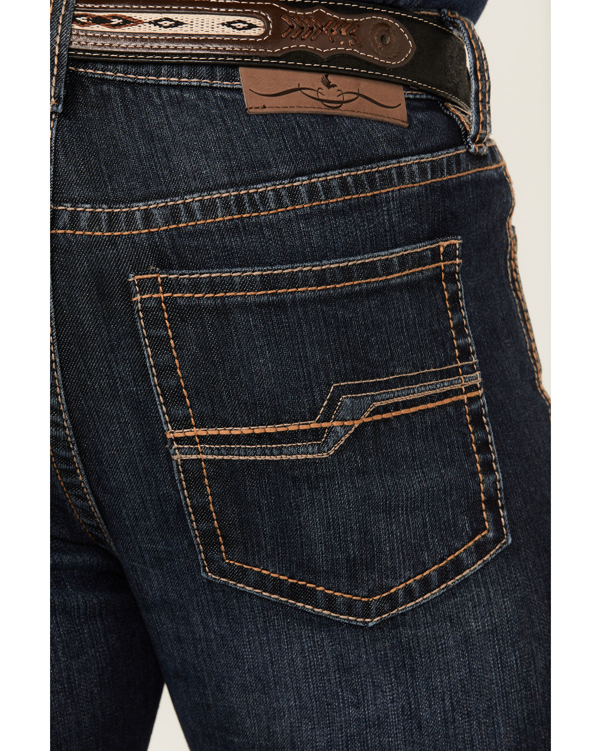 Cody James Men's Shadow Wash Jackson Slim Straight Stretch Denim Jeans