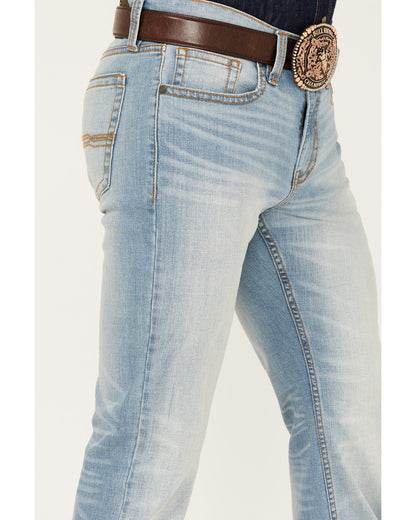 Cody James Men's Cowboy Wash Jackson Slim Straight Stretch Denim Jeans
