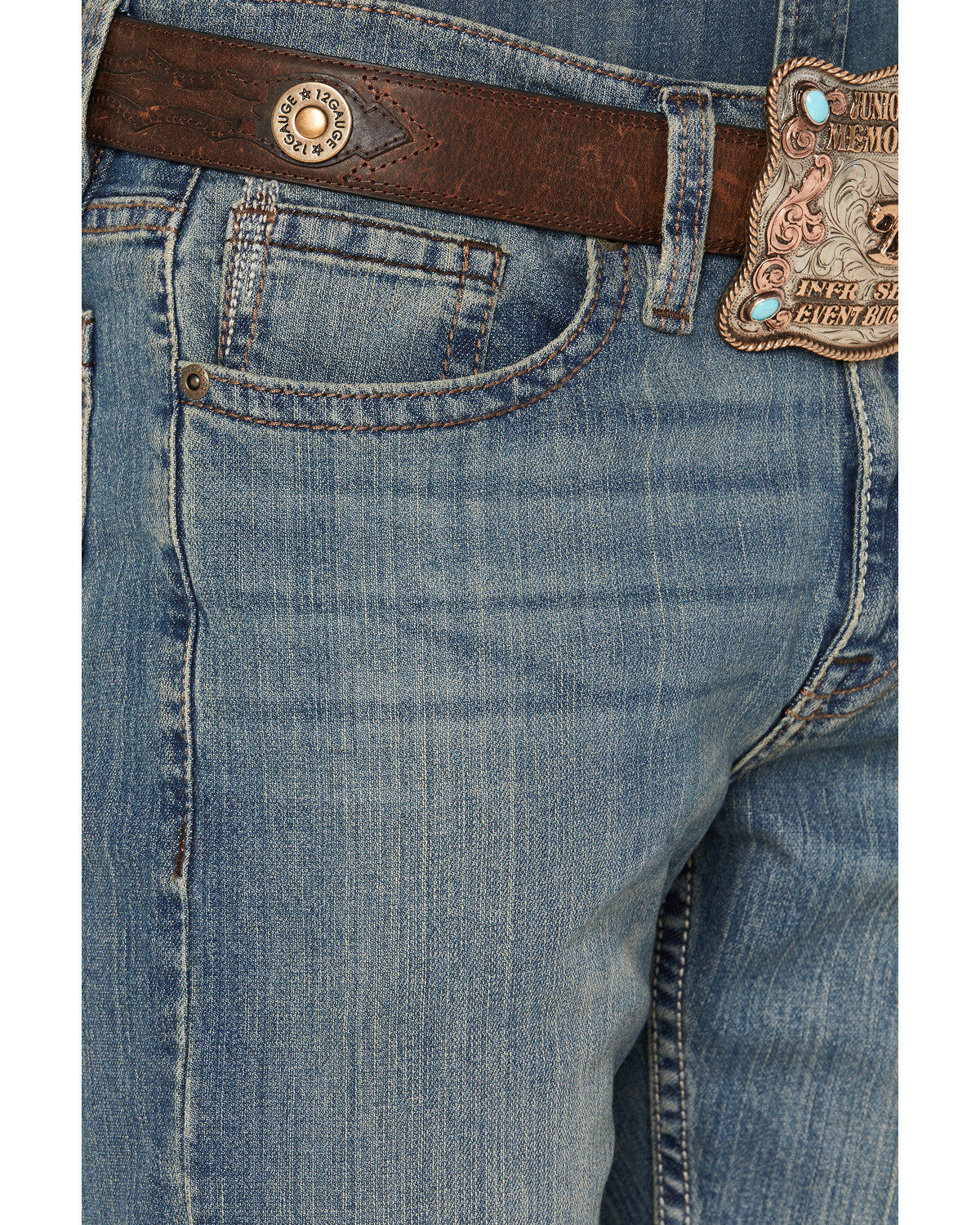 Cody James Men's Bozeman Wash Wyatt Slim Bootcut Stretch Denim Jeans
