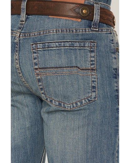 Cody James Men's Bozeman Wash Wyatt Slim Bootcut Stretch Denim Jeans
