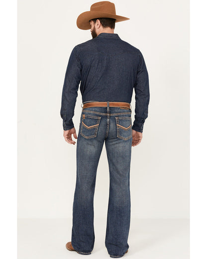 Cody James Men's Stonewall Wash Wyatt Slim Bootcut Stretch Denim Jeans