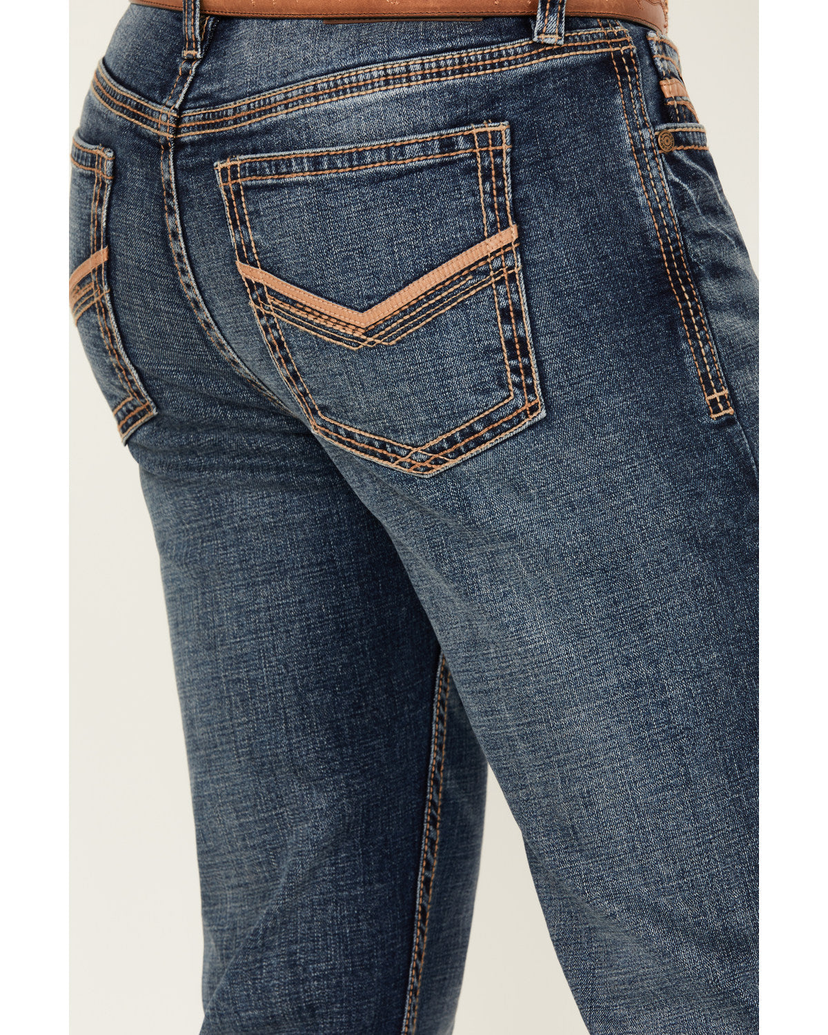 Cody James Men's Stonewall Wash Wyatt Slim Bootcut Stretch Denim Jeans