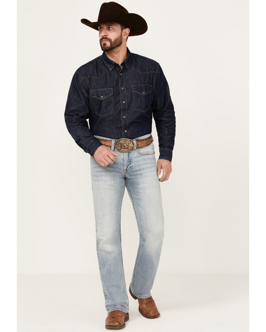 Cody James Men's Sawbuck Wash Jackson Slim Straight Stretch Denim Jean