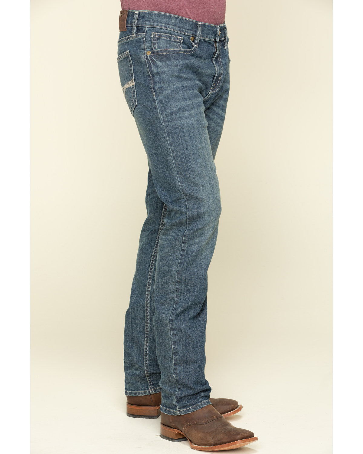 Cody James Men's Stone Cold Wash Jackson Slim Straight Stretch Denim J