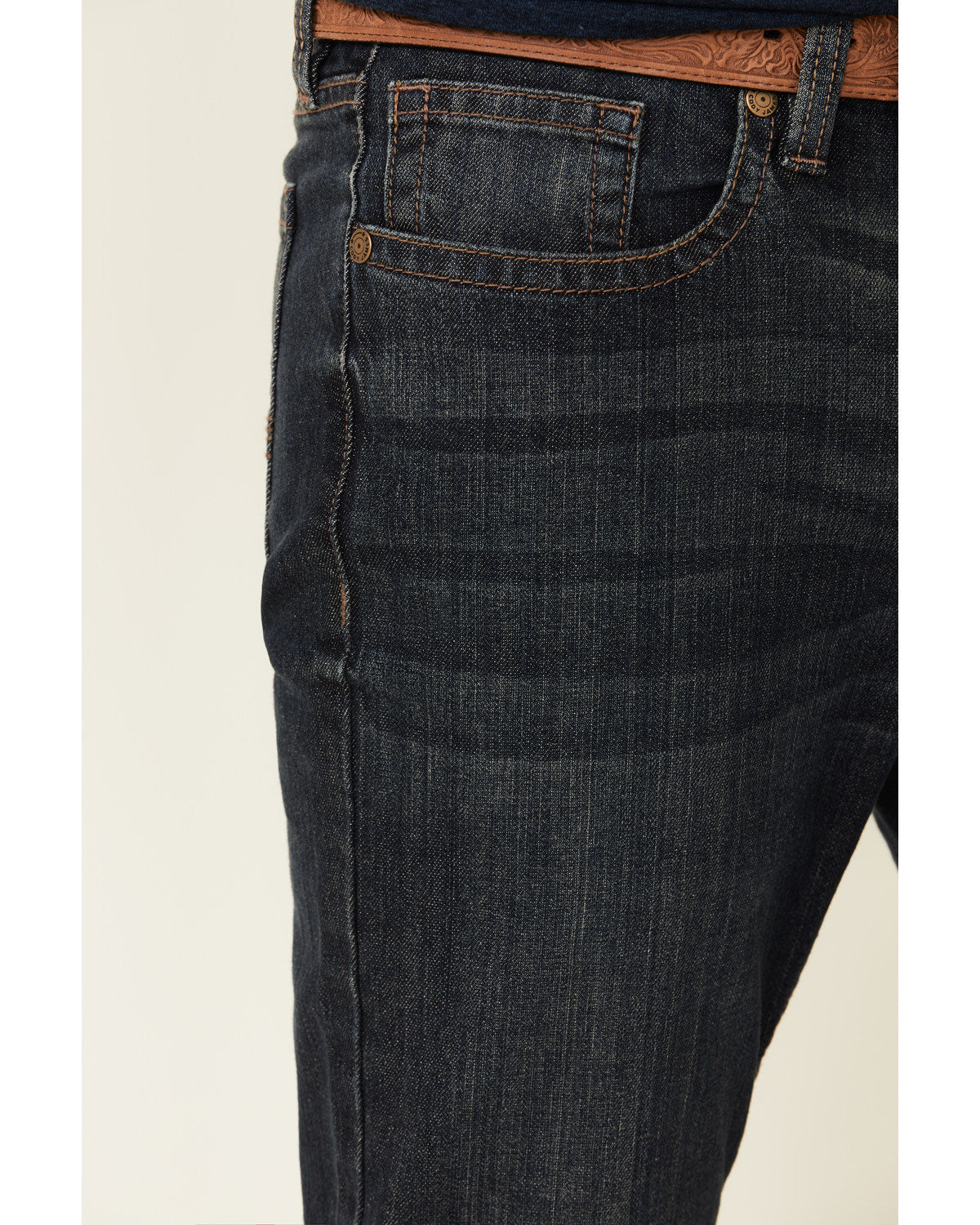 Cody James Men's Barn Sour Wash Jackson Slim Straight Stretch Denim Je