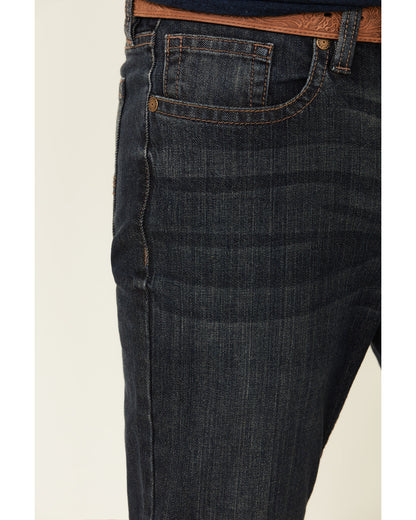 Cody James Men's Barn Sour Wash Jackson Slim Straight Stretch Denim Je