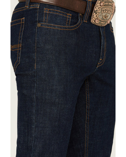 Cody James Men's Showdown Wash Jackson Slim Straight Stretch Denim Jea