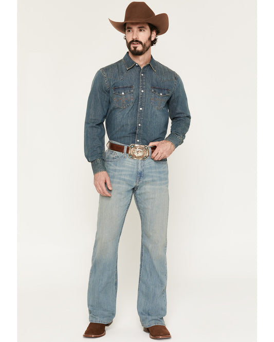 Cody James Men's Hamshackle Wash Duke Relaxed Bootcut Stretch Denim Je