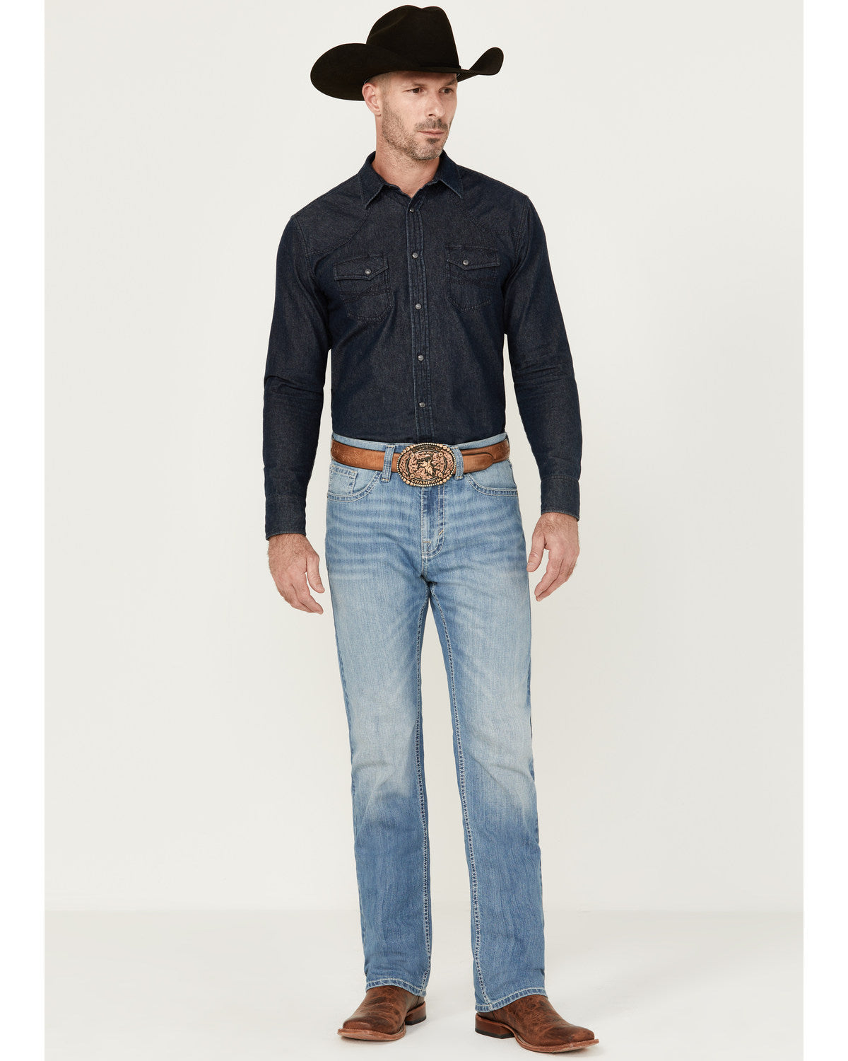 Cody James Men's Clovehitch Wash Jackson Slim Straight Stretch Denim J